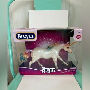 NIB Retired Breyer Magical Unicorn Sugar 1:12
